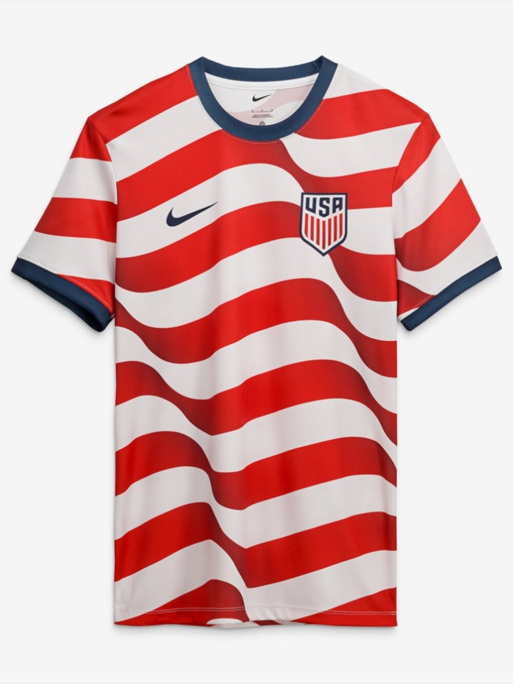 Nike USMNT Home Sublimated Dri-FIT Soccer Top White M NWT